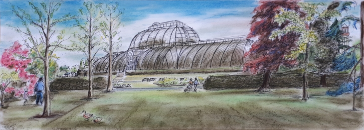 Kew -Palm House - Panorama
